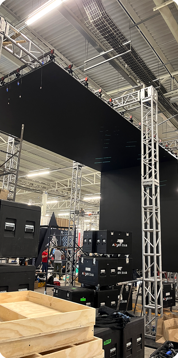 montaje de eventos